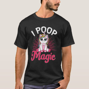 Unicorn rainbow i poop magic T-Shirt