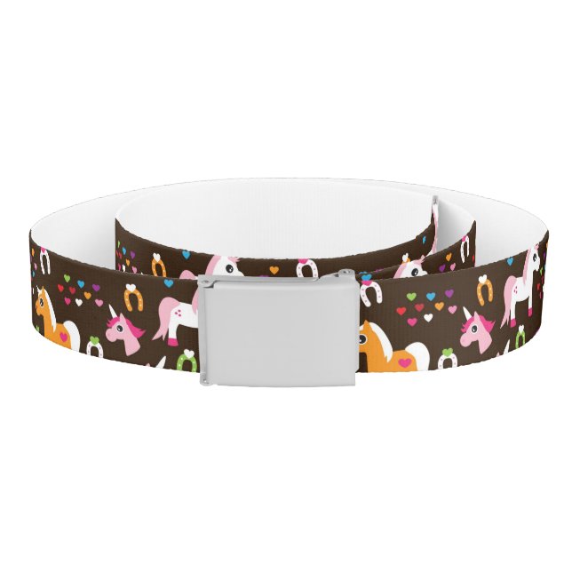 unicorn rainbow kids background horse belt (Coil)
