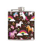 unicorn rainbow kids background horse flask