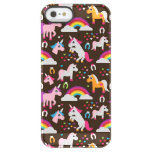 unicorn rainbow kids background horse permafrost iPhone SE/5/5s case