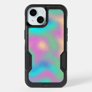 Unicorn Rainbow Metallic Foil Effect iPhone 15 Case