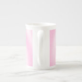 Unicorn Rainbow Pink Cute Whimsical Hot Chocolate Bone China Mug (Back)