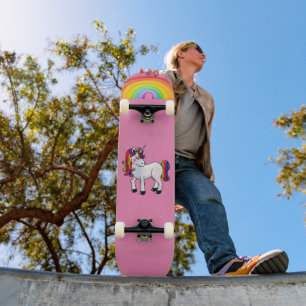 UNICORN RAINBOW PINK SKATEBOARDS FOR GIRLS