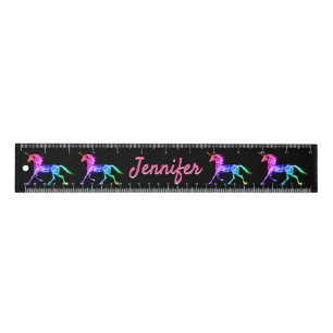 Unicorn Rainbow Ruler Custom Name Stocking Stuffer