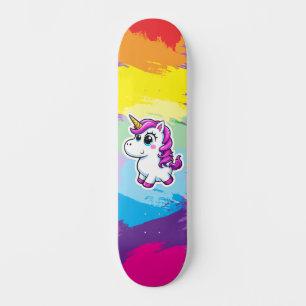 Unicorn rainbow Skateboard