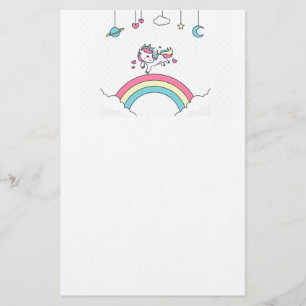 Unicorn Rainbow Stationery