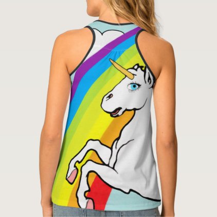 Unicorn Rainbow Tank Top