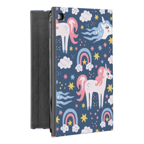unicorn rainbow unicorns skull cute rainbows iPad mini 4 case