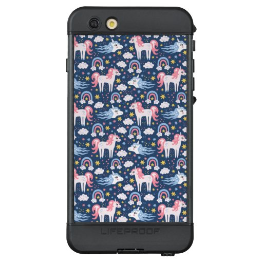unicorn, rainbow, unicorns, skull, cute, rainbows, LifeProof NÜÜD iPhone 6s plus case