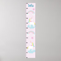 Unicorn & Rainbows Growth Chart Keep at 8x44!