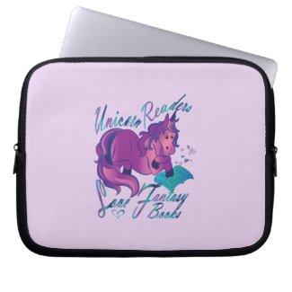 Unicorn Readers Love Fantasy Books Book Sleeve