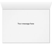 Unicorn Red Lace Thank You Card (Inside Horizontal (Bottom))