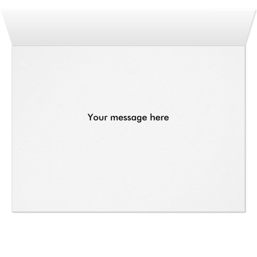 Unicorn Red Lace Thank You Card (Inside Horizontal (Bottom))