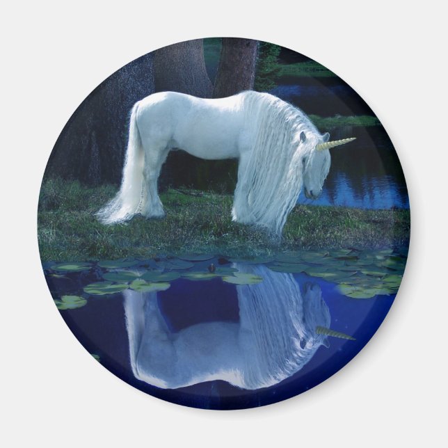 Unicorn Reflection Magnet (Front)
