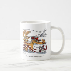 Unicorn Reindeer left hand mug