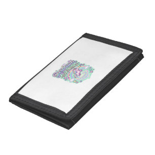 Unicorn Respawn with Sparkles Premium Vector Stick Trifold Wallet