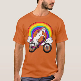Unicorn Riding A Bicycle T-Shirt