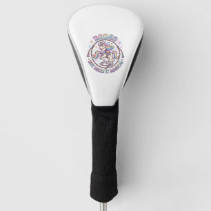 Unicorn Rodeo but Make It Magical Funny Cute Gift  Golf Head Cover