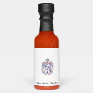 Unicorn Roller Disco Graphic Design T-Shirt Design Hot Sauces