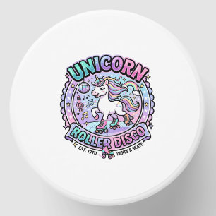 Unicorn Roller Disco POD Ready Marketplace Artwork Mini Candle Favors