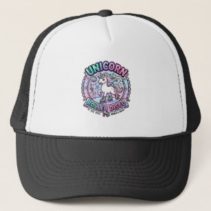 Unicorn Roller Disco POD Ready Marketplace Artwork Trucker Hat