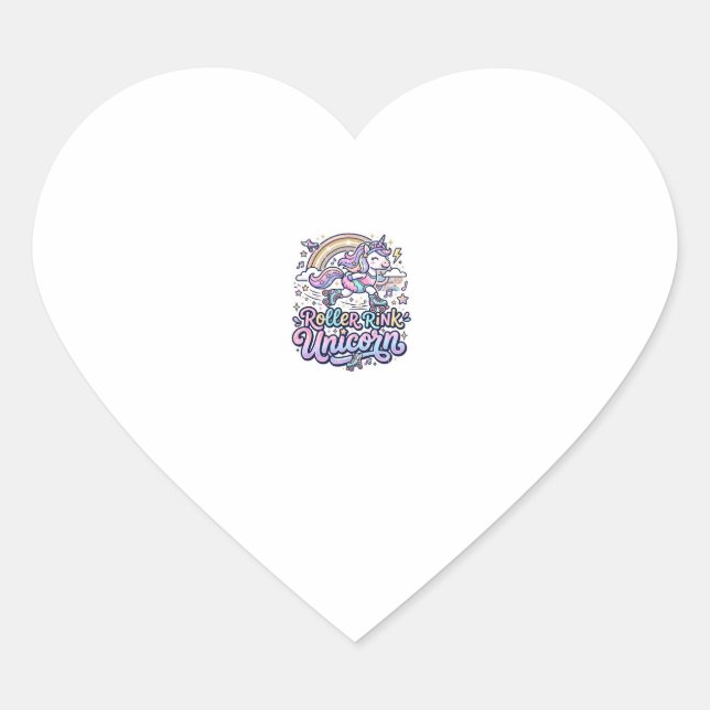 Unicorn Roller Rink Unicorn Premium Vector Sticker (Front)