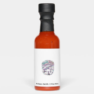 Unicorn Roller Skates Unicorn Retro Style Graphic Hot Sauces