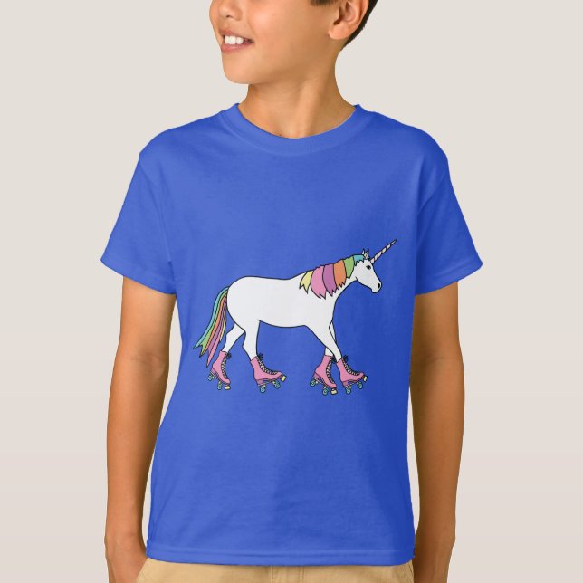 Unicorn Rollerskating T-Shirt (Front)