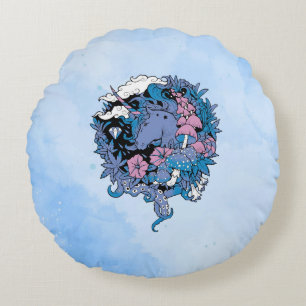 Unicorn Round Pillow
