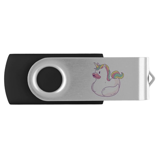 Unicorn Rubber Duck Flash Drive (Front)
