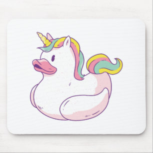 Unicorn Rubber Duck Mouse Pad