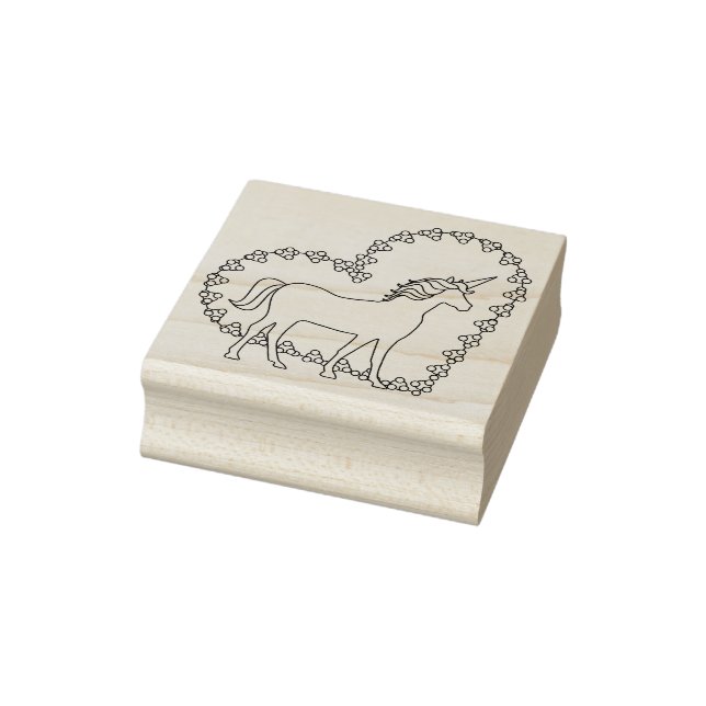 Unicorn Rubber Stamp (Stamp)