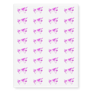 Unicorn (running) temporary tattoos
