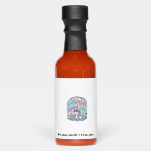Unicorn Salty Mane Sunny Soul Retro Style T-Shirt Hot Sauces