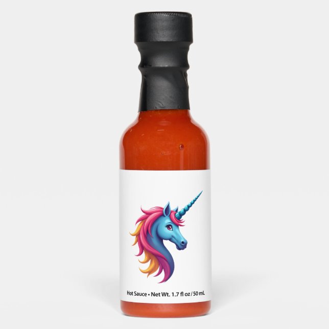 Unicorn Santa Hat Christmas T-Shirt (4) Hot Sauces (Front)