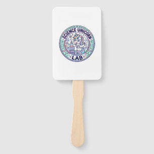 Unicorn Science Unicorn Lab POD Ready Apparel Grap Hand Fan