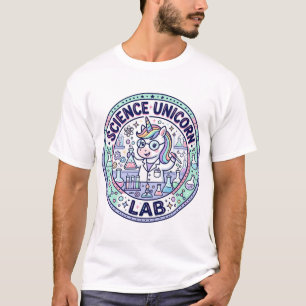 Unicorn Science Unicorn Lab POD Ready Apparel Grap T-Shirt