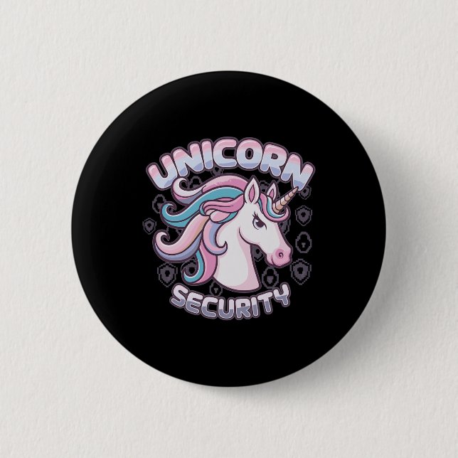 Unicorn Security  Button (Front)