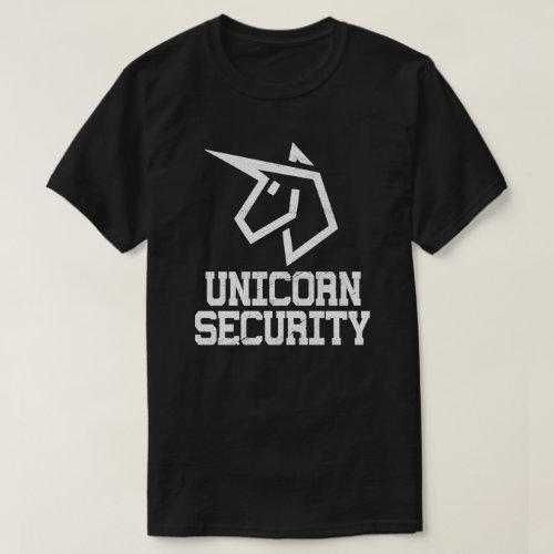 Unicorn Security Funny Easy Halloween Costume Gift T_Shirt