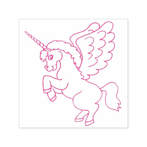 Unicorn Self_inking Stamp