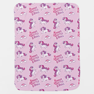 Unicorn Shake Rattle & Roll Baby Blanket