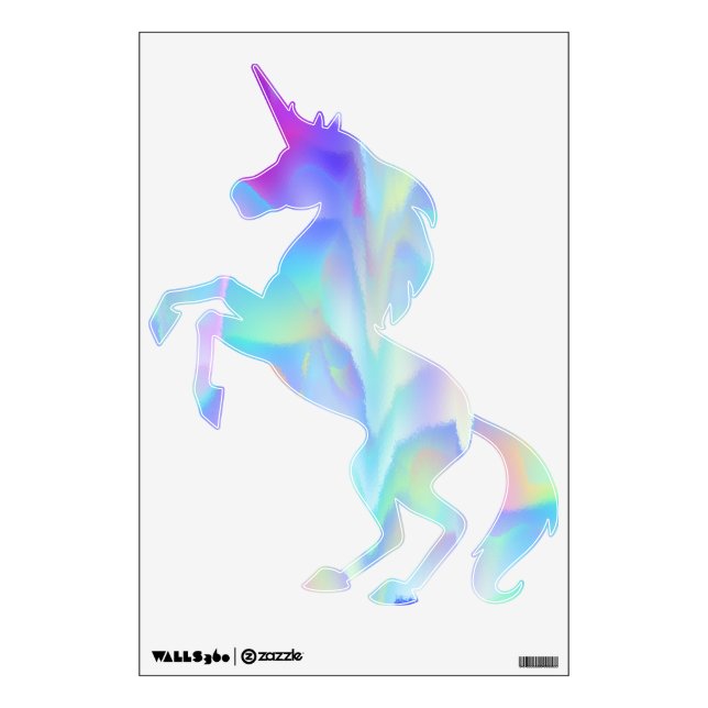 Unicorn Shape Wall Decal (Front)