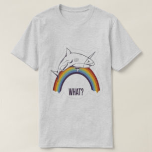 Unicorn Shark Funny & Whimsical Graphic  T-Shirt