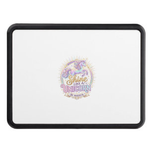 Unicorn Shine Like a Unicorn POD Ready Marketplace Hitch Cover