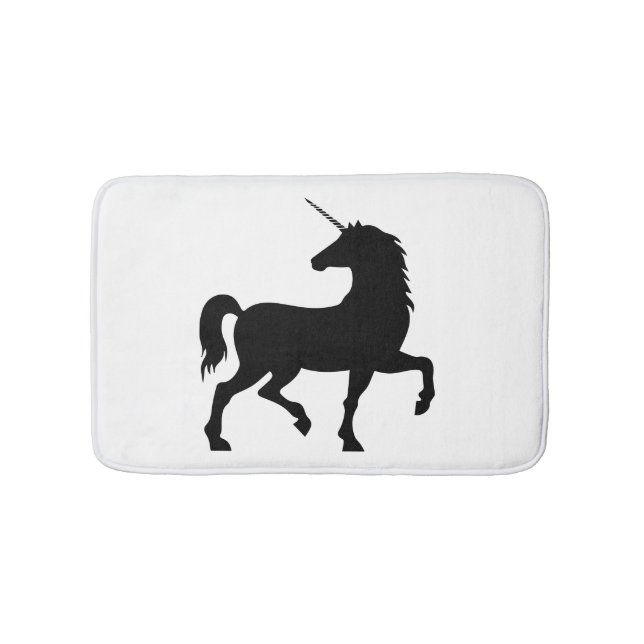 Unicorn Silhouette Bath Mat (Front)