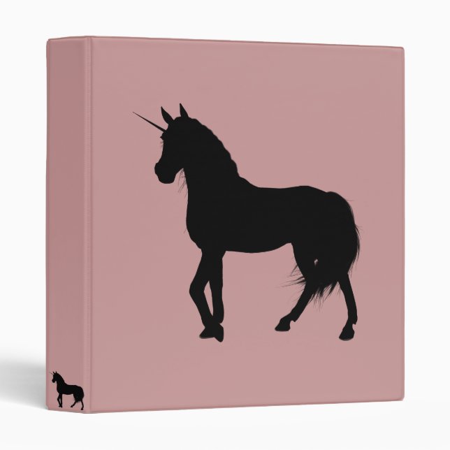 Unicorn Silhouette Binder (Front/Spine)