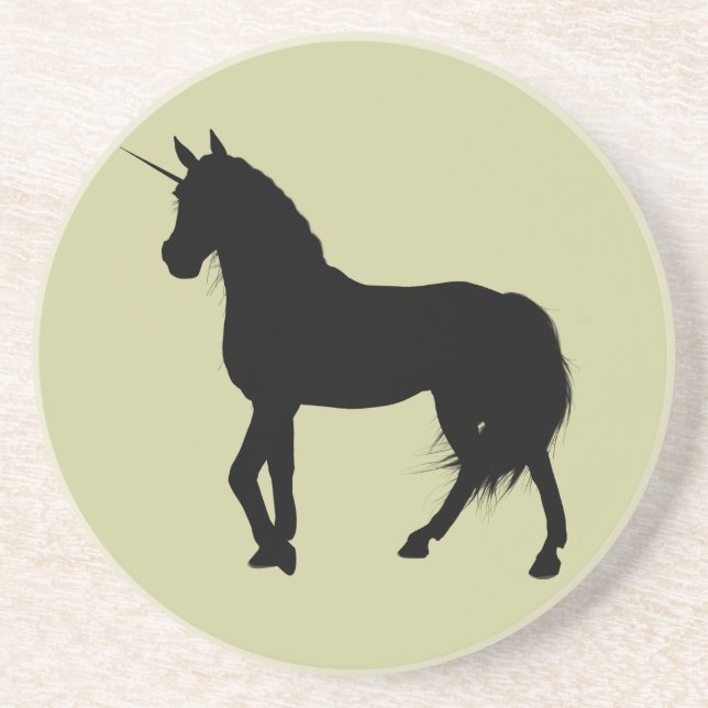 Unicorn Silhouette Coaster (Front)