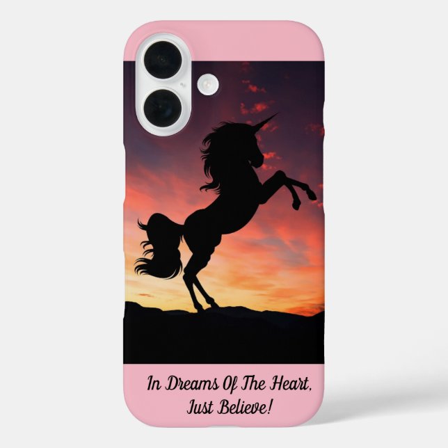 Unicorn Silhouette iPhone / iPad case (Back)