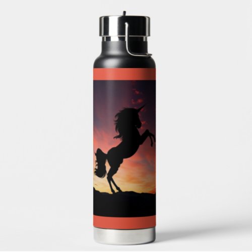 Unicorn Silhouette Water Bottle