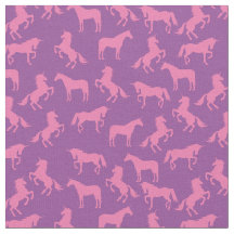 Unicorn Silhouettes Purple and Pink